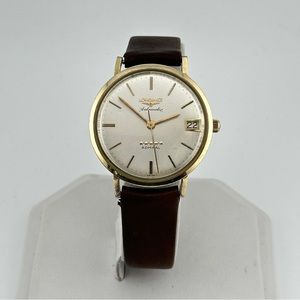 Longines Admiral 5-Star 10k Gold Automatic Men’s 35mm Watch c. 1950’s